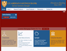 Tablet Screenshot of bankguardian.com